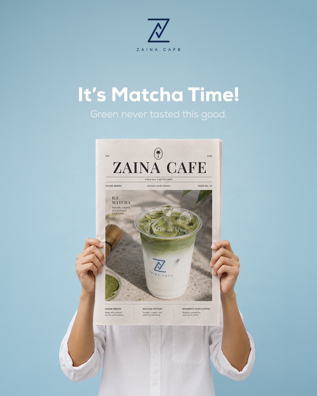 Zaina Cafe social media post 1 variant 2