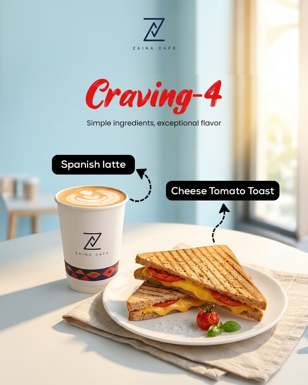 Zaina Cafe social media post 2 variant 5