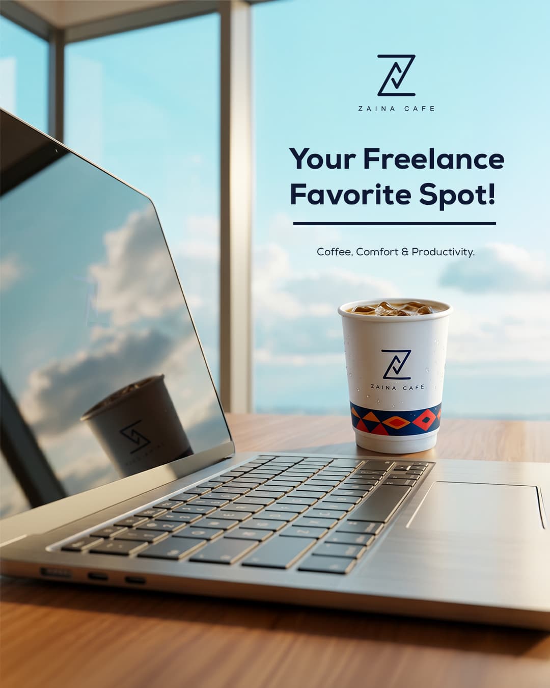 Zaina Cafe social media post 6 variant